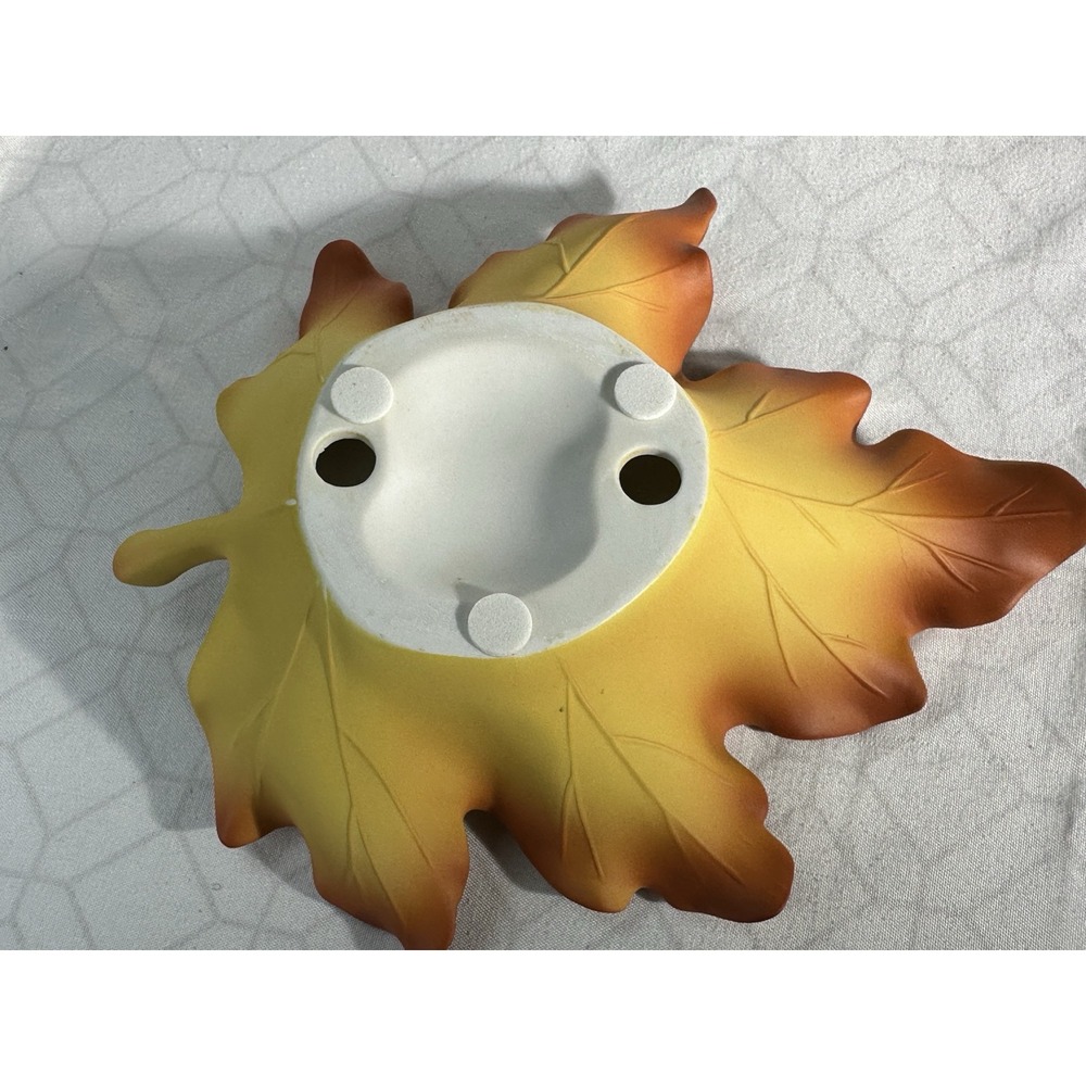 🍁 Partylite Whispering Maple Leaf Tealight‎ Holders (Set of 3) - Picture 16 of 16